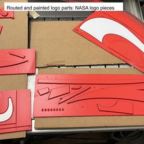 Custom Logo Fabrication - NASA Project